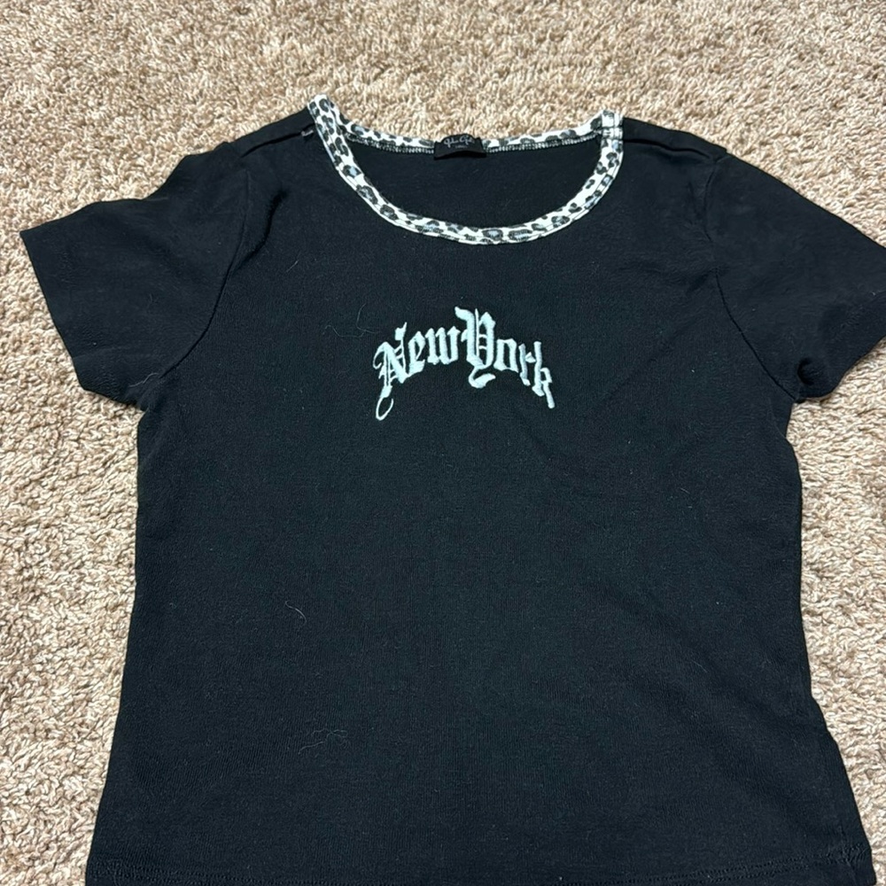 brandy melville john galt new york cheetah print top